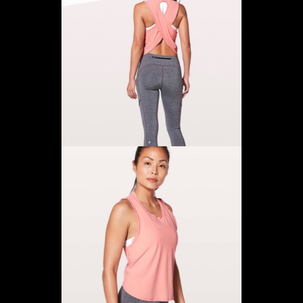 NWOT Lululemon Fast as light frilled tank 🍋